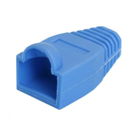 Rj45 Strain Relief Boots, 50 Pack - Blue